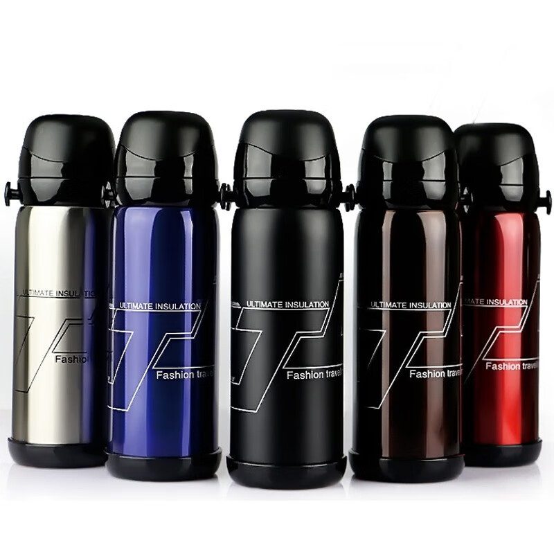 Tri-polar 不锈钢真空保温杯水杯户外自驾车载运动水瓶礼品大容量保温壶TP3608 本色 800ml