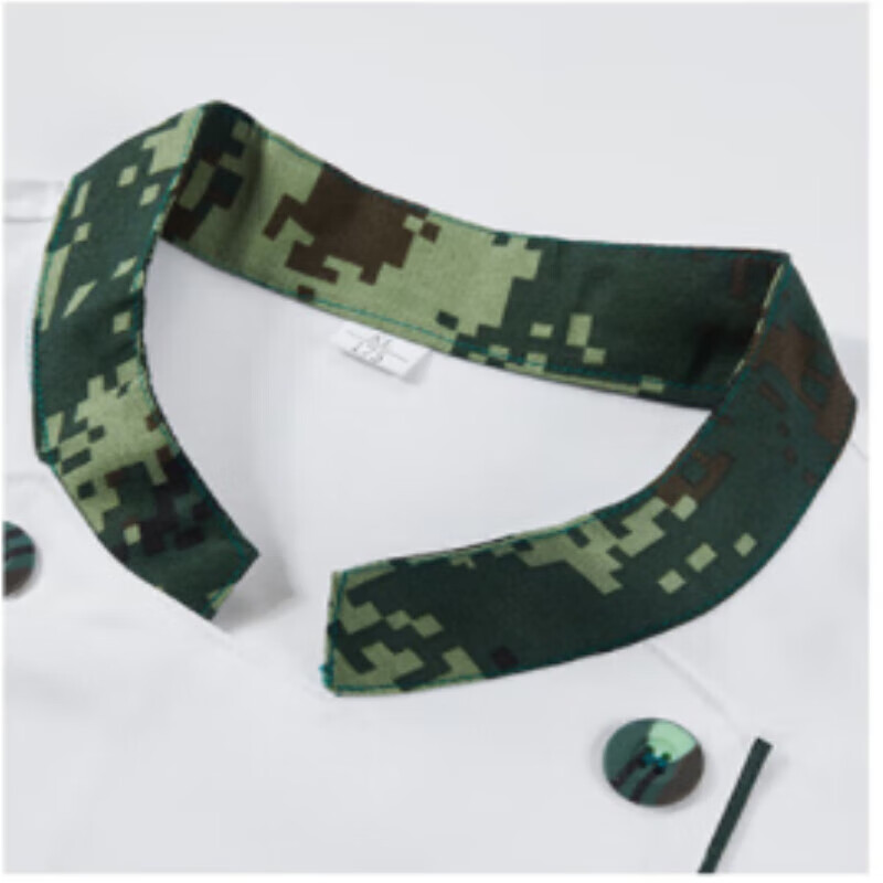 莱鸣迷彩训练服 炊事厨师服炊事服 水墨云纹夏季短袖水墨纹