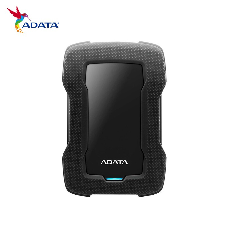 威刚(ADATA)防震抗摔移动硬盘2t hd330 2tb usb3.0加密外接游戏ps4硬盘1t AHD330黑色 2TB