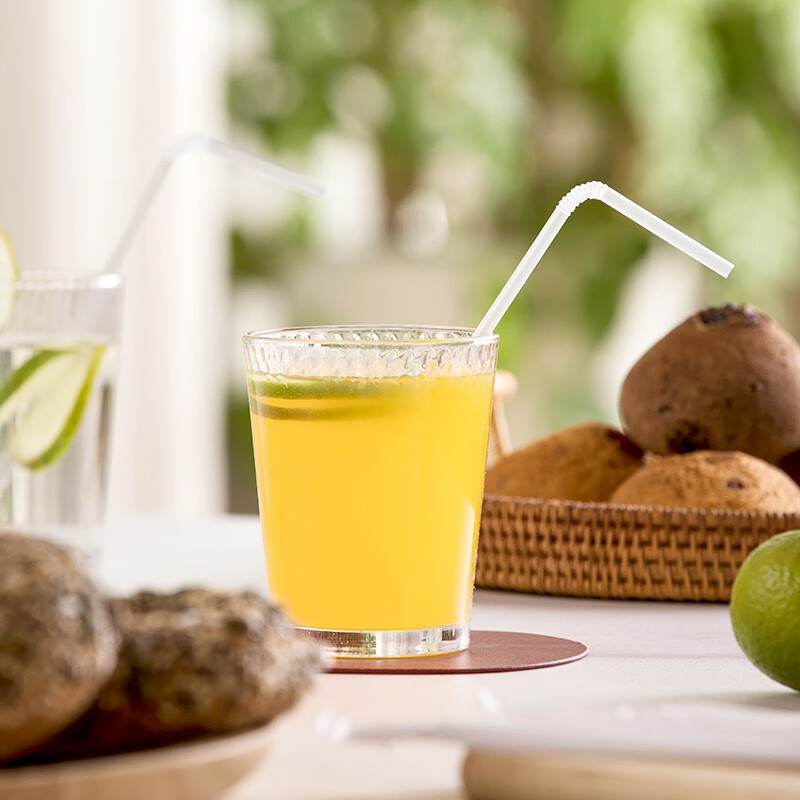 茶花（CHAHUA）吸管一次性单独包装食品级塑料孕妇产后儿童宝宝奶茶单只弯头 【2盒共400只】盒装独立可弯吸管