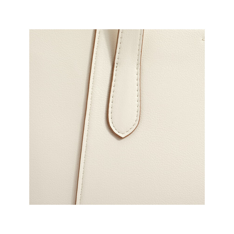 百丽包包女2023秋季新款通勤简约休闲单肩托特包X9155CX3 米色 F