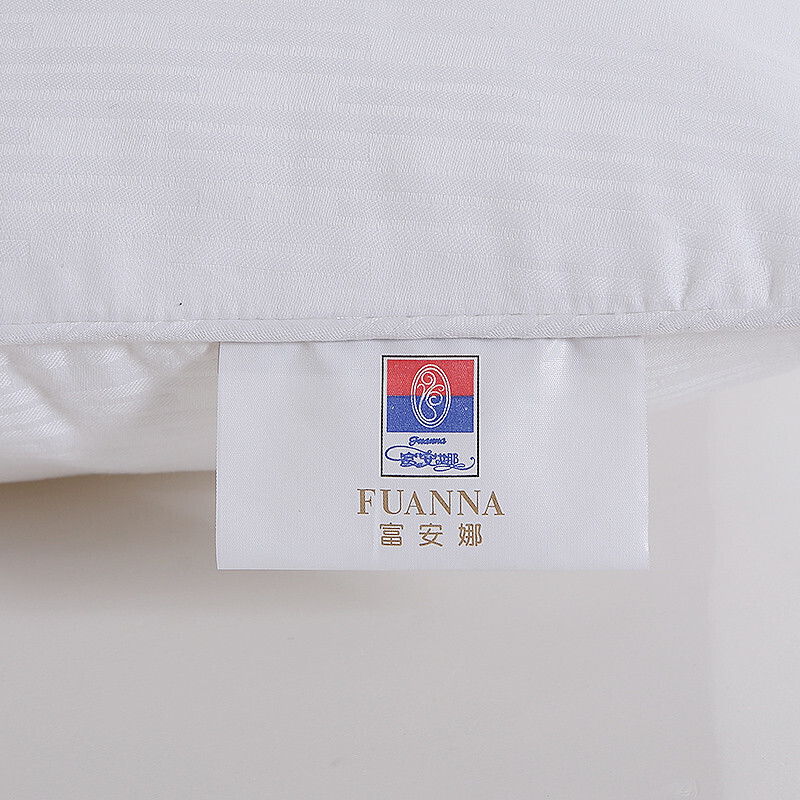 富安娜家纺枕芯 纯棉抗菌枕头芯成人软枕酒店枕 恬梦枕一个装74*48cm