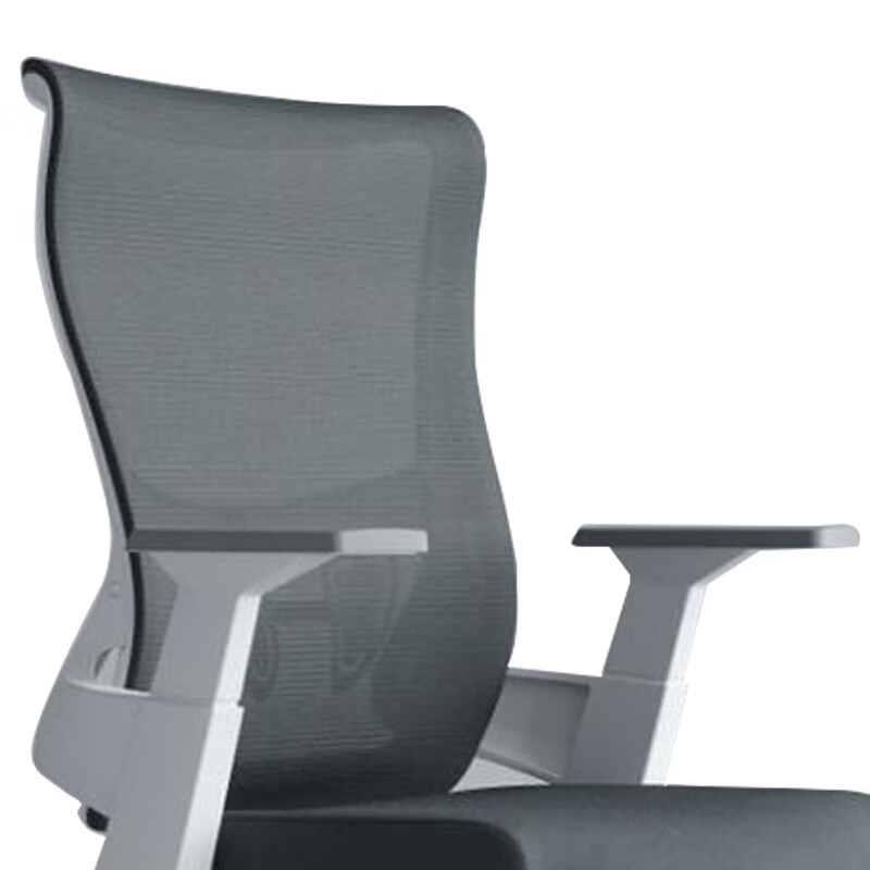 臻远ZY-6617办公椅弓形椅座椅职员椅会议椅子 家用网布电脑椅 白胶