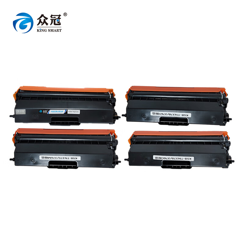 众冠TN376黑色粉盒适用兄弟MFC-L8650cdw粉盒TN376 379 L8250cdn L9200cdw打印机DCP-L8400cdn硒鼓 众冠粉盒TN376BK 黑