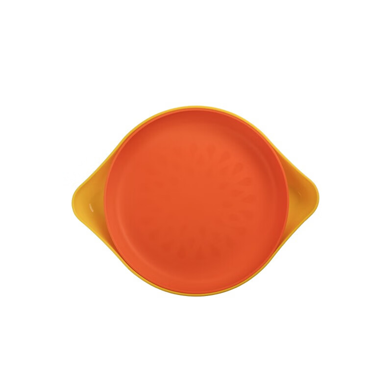 茶花果盘塑料双层糖果盒干果盒水果盘客厅茶几瓜子盘零食盘瓜子盒 【双层、大敞口随意放】过年红