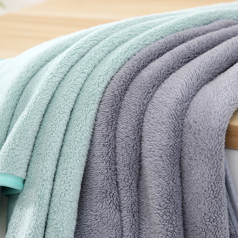 汉司家纺75*35cm纯色柔软珊瑚绒毛巾多色