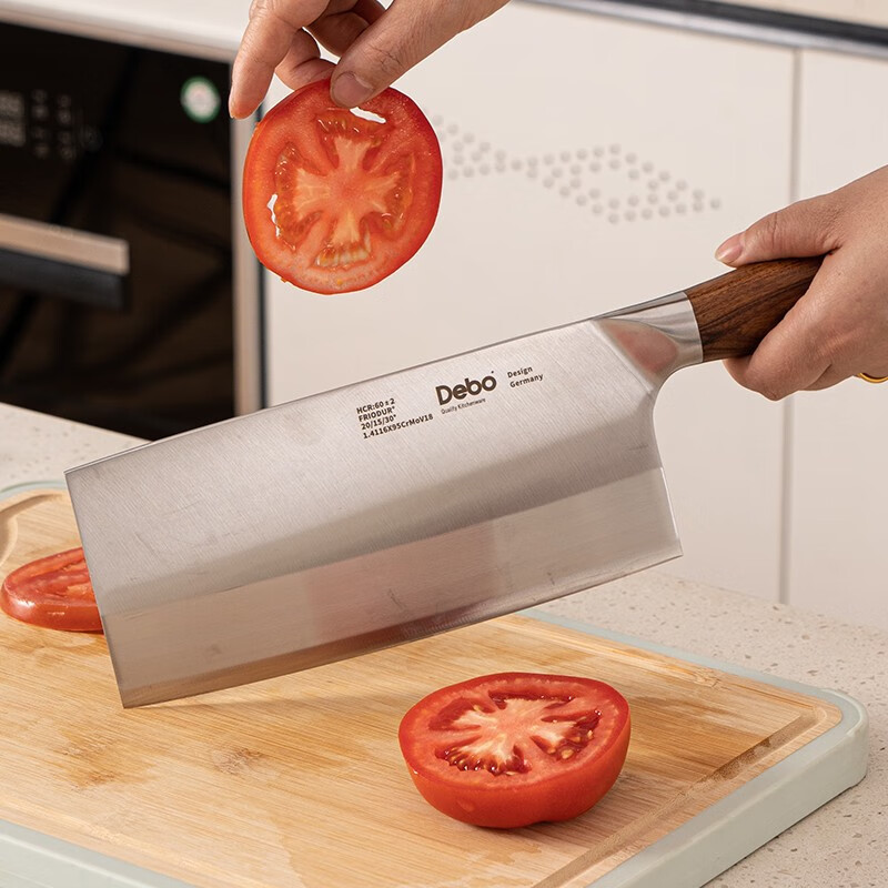 Debo德铂菲恩菜刀不锈钢家用切片刀
