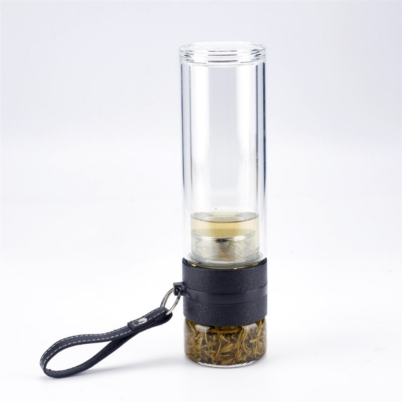 NOKA 500ML双层茶水分离玻璃泡茶杯 NOKA-12003