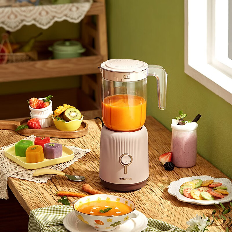 小熊辅食机婴儿宝宝料理机多功能家用小型破壁机搅拌机奶昔机LLJ-C10S2单杯【企业采购】支持一件代发