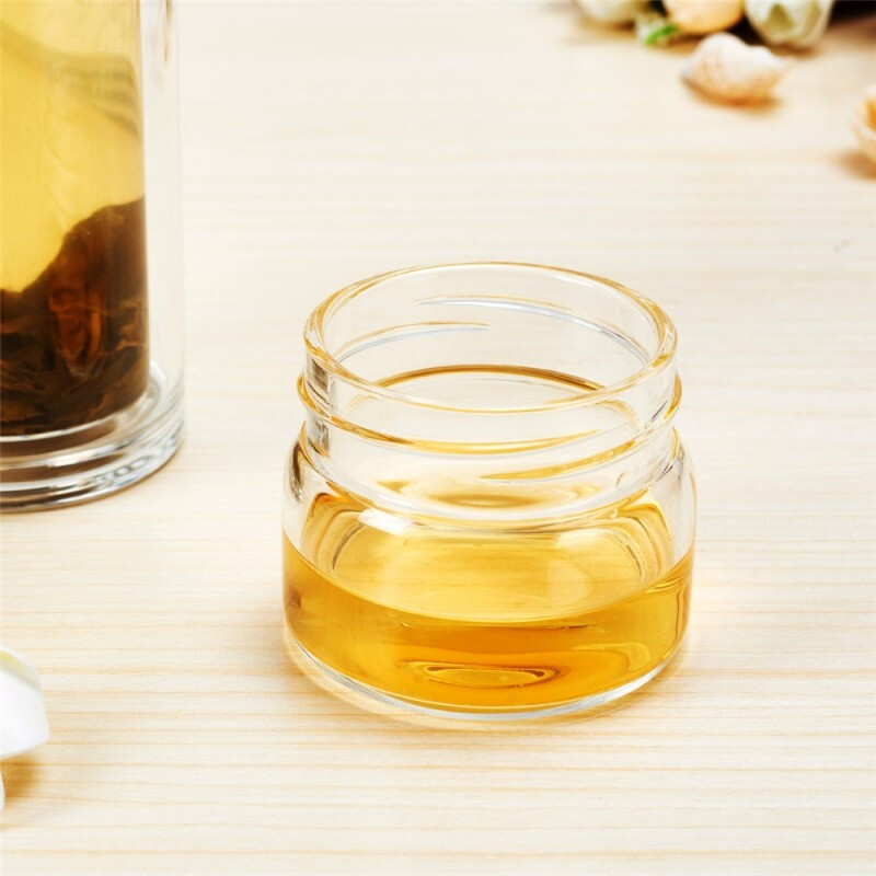 NOKA 500ML双层茶水分离玻璃泡茶杯 NOKA-12003