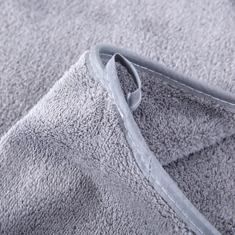 汉司家纺75*35cm纯色柔软珊瑚绒毛巾多色