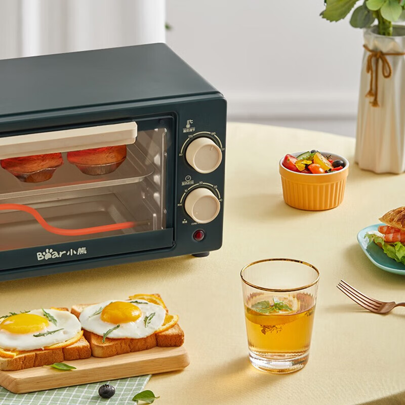 小熊（Bear） 电烤箱迷你烤箱多用10L家用容量独立控温控时烘烤 DKX-F10H2