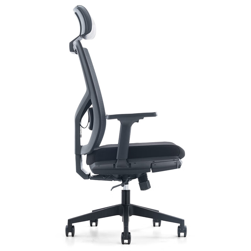 臻远ZY-7448办公椅高背网椅电脑椅职员椅转椅带伸缩脚蹬