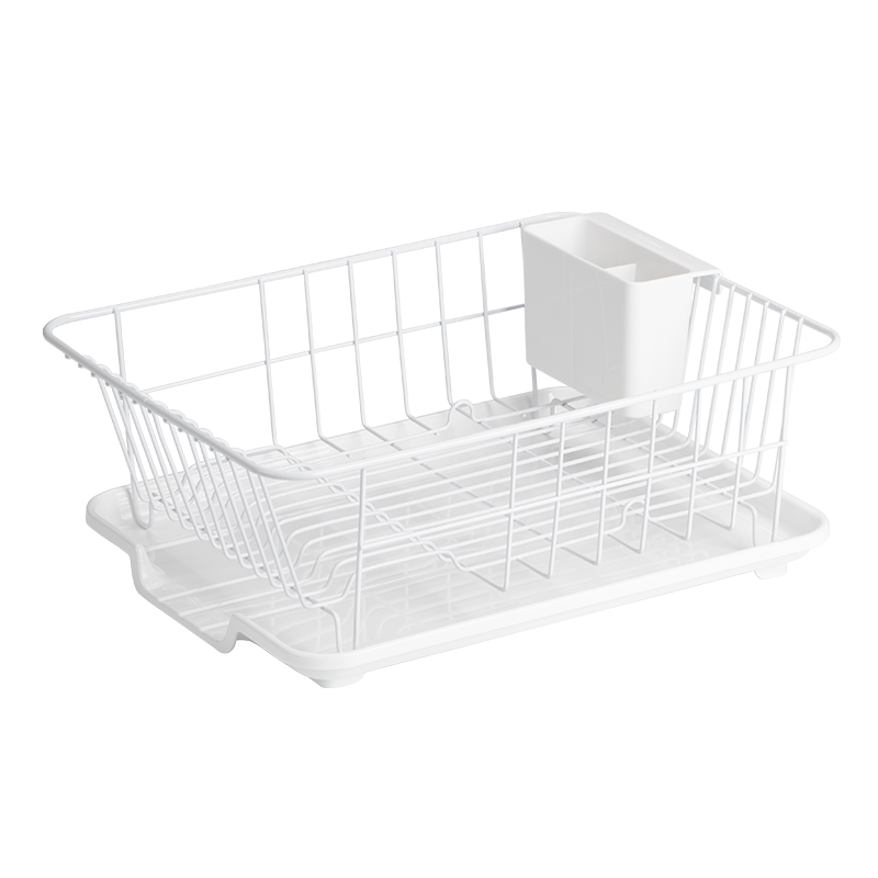 茶花金属沥水架碗筷收纳沥水架厨房收纳架碗盘碗架餐具碗碟碗架置物架 绿色