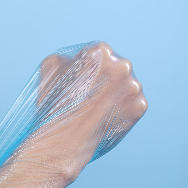 茶花平扣垃圾袋厨房卫生间一次性塑料袋办公室宿舍实用垃圾袋 实用垃圾袋5卷装L20