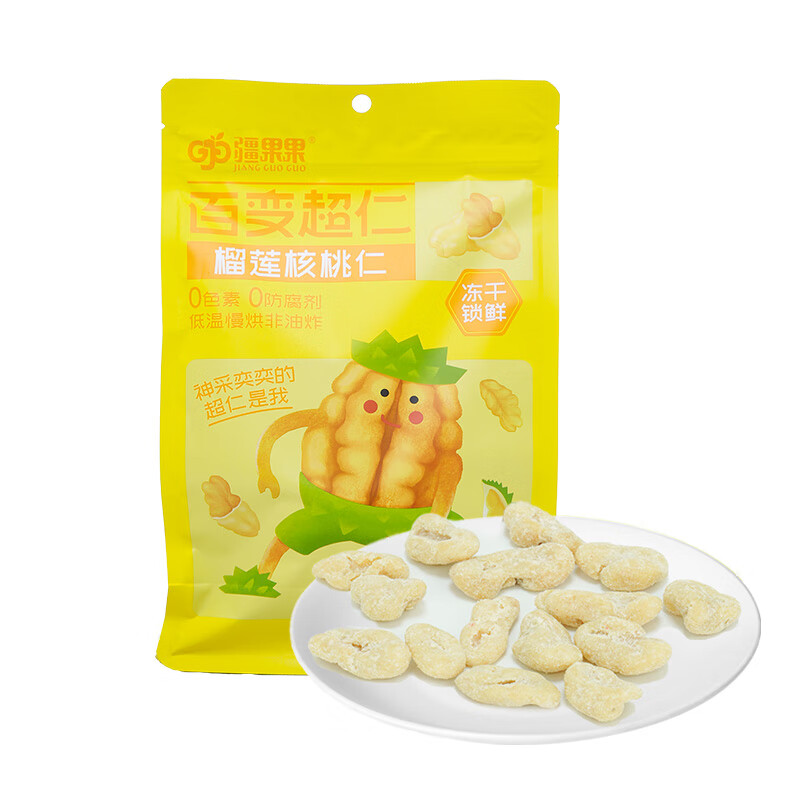 疆果果榴莲核桃仁120g/袋（10g*12小袋）