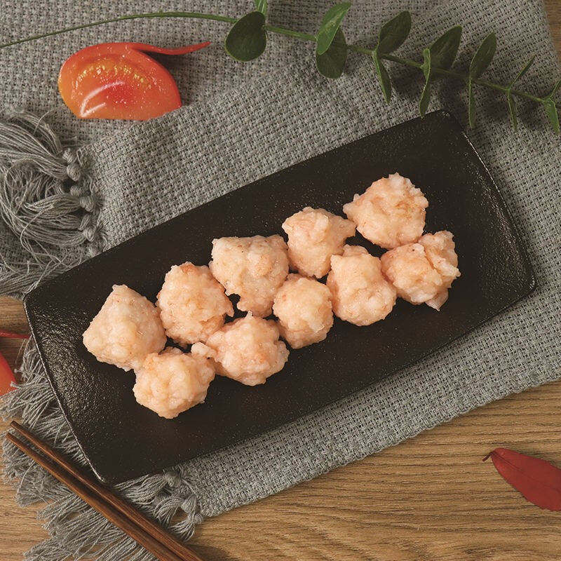 聚春园福州特色虾滑 涮锅烧烤火锅丸子新鲜挤袋手打虾滑 速冻半成品虾球 虾滑150g