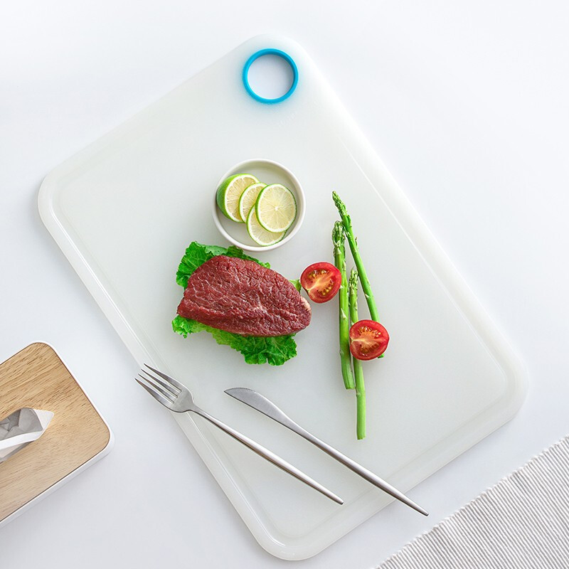 茶花砧板欧铂兹银离子抗菌砧板切菜板厨房案板水果塑料宿舍刀 【M+L组合装】砧板