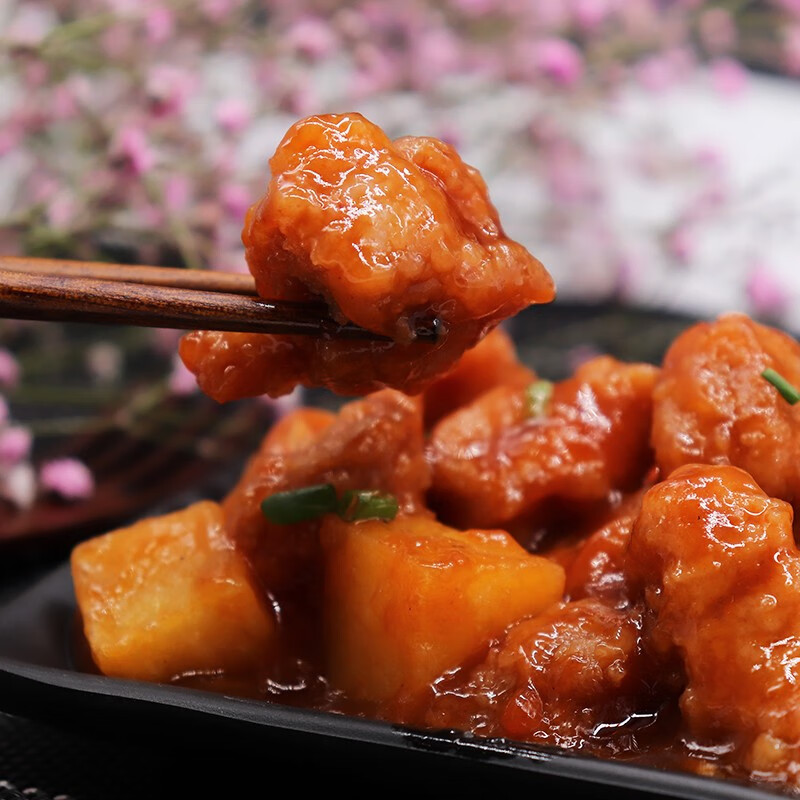 聚春园荔枝肉350g家庭装方便菜闽菜厨师猪肉冷冻加热速食懒人福音菜肴 荔枝肉350g