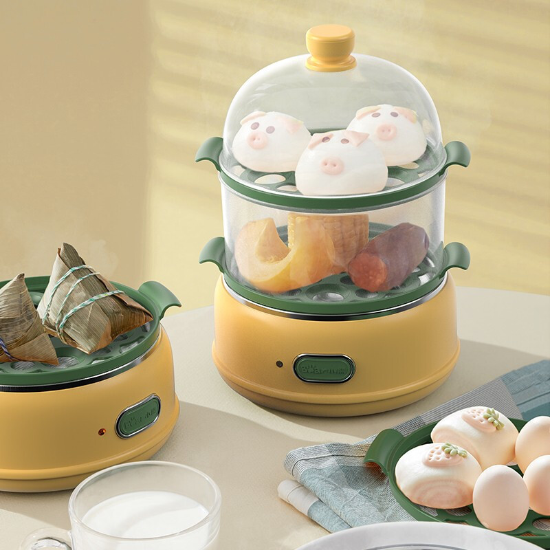 小熊 ZDQ-C14H7 双层多功能煮蛋器 黄色/台