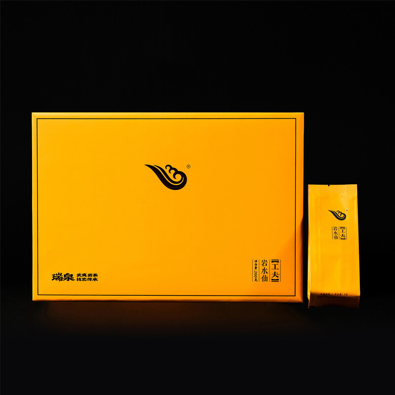 瑞泉岩茶 工夫岩水仙 武夷岩茶佛国岩正岩乌龙茶茶叶礼盒装 岩水仙200g8.5g*24袋