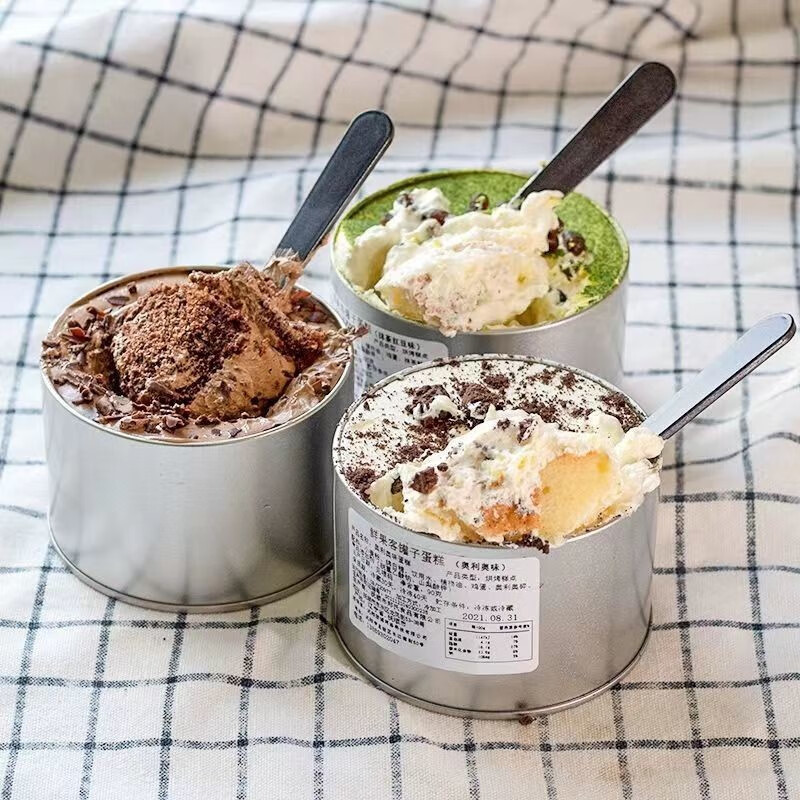 网红铁罐蛋糕 生耶斑斓 100g/罐