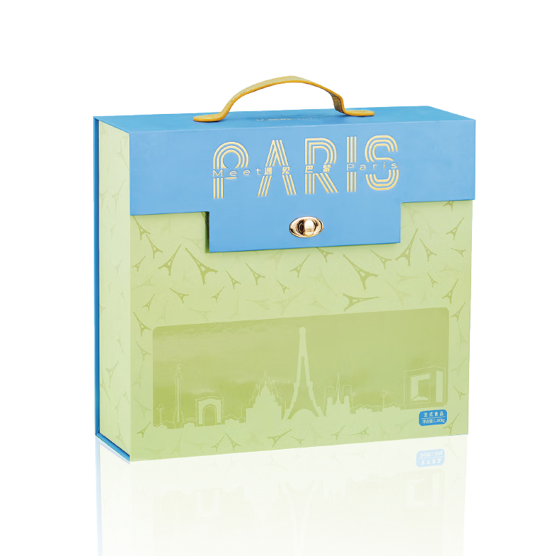 法蒂欧节日坚果休食礼盒节日礼品企业员工福利 遇见巴黎1.22kg