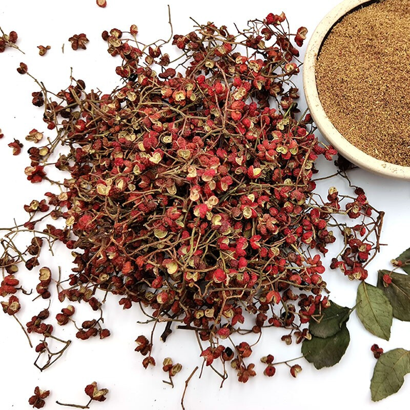 张灵敏老张家 山西带杆花椒 大红袍花椒