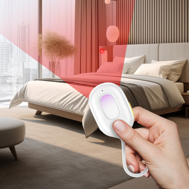 倍思（Baseus）酒店摄像头探测器 信号探测仪可充电挂门窗小型红外线扫描检测仪防监控便携适用宾馆酒店民宿出游