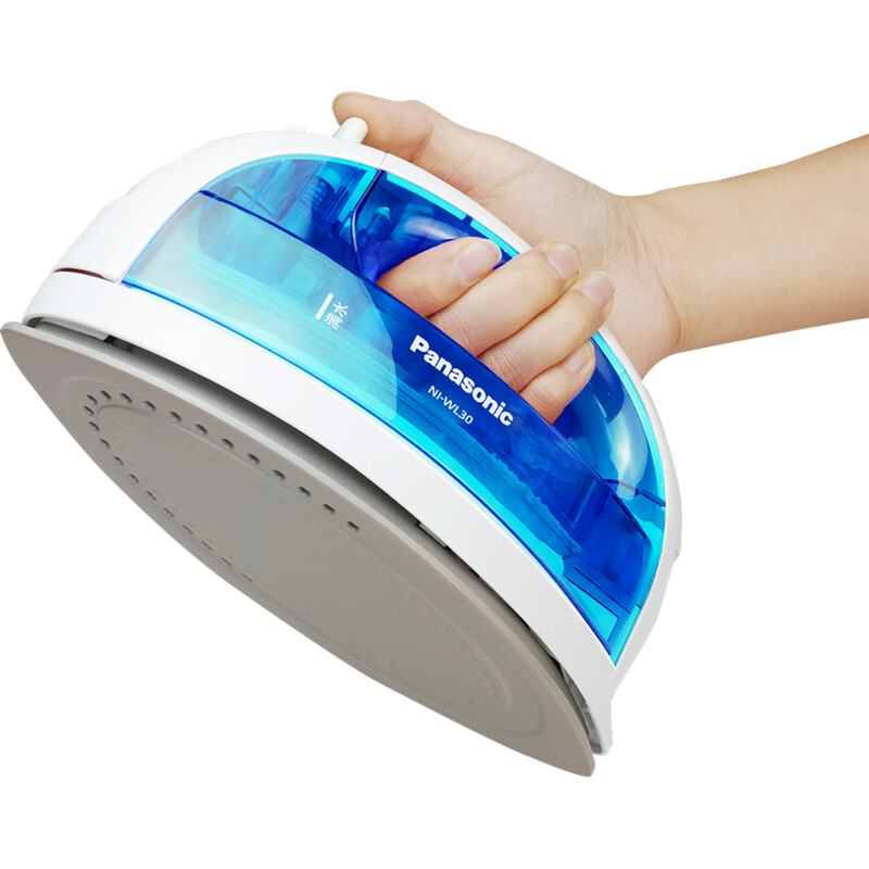 松下（panasonic）电熨斗家用 手持蒸汽挂烫机 无线蒸汽熨烫 NI-WL30 蓝色