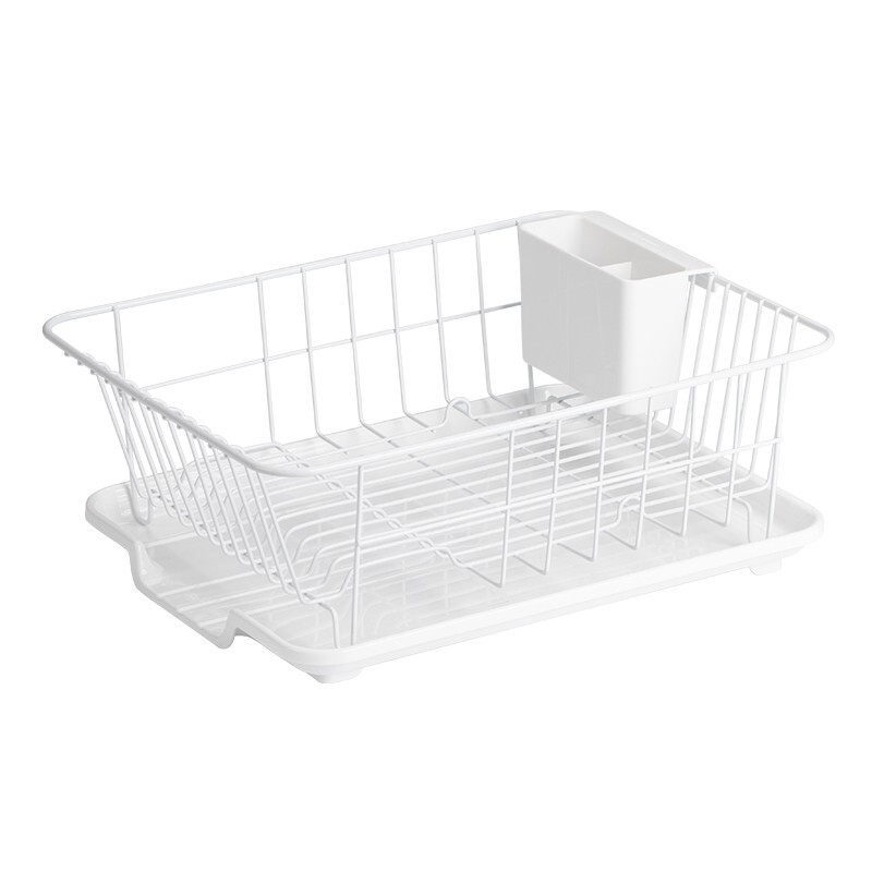 茶花金属沥水架碗筷收纳沥水架厨房收纳架碗盘碗架餐具碗碟碗架置物架 绿色