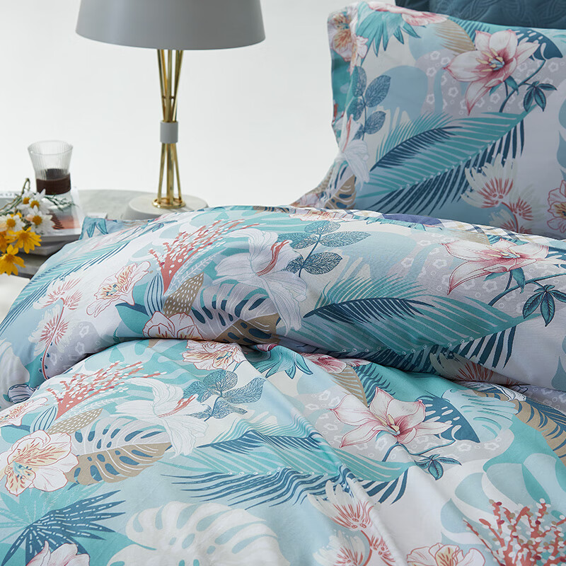 富安娜[线下同款]单人三件套/星河清梦1.2m床（152*210cm）