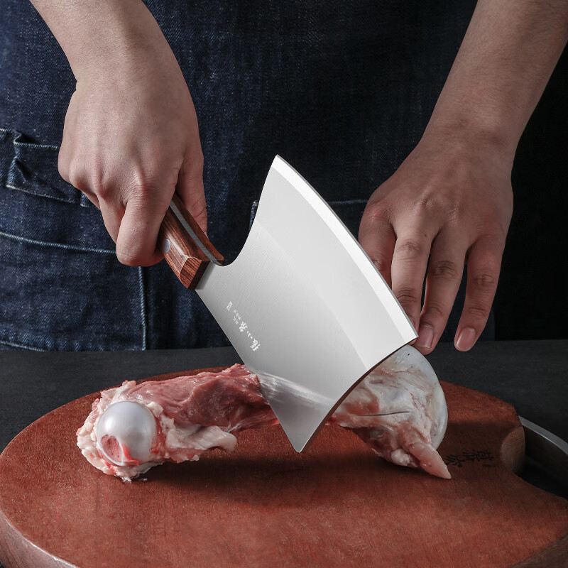 张小泉 旋风斩骨斧剁肉刀斩骨专用刀专业斩大骨牛骨刀 D12361500