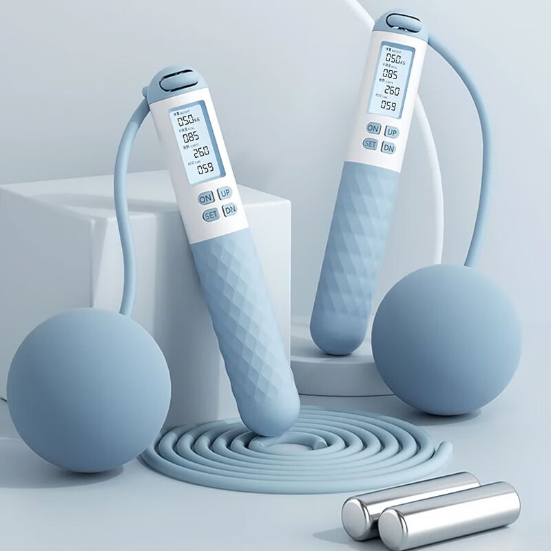 艾逸瑶选逸动两用计数跳绳（105g负重球）HW-22012