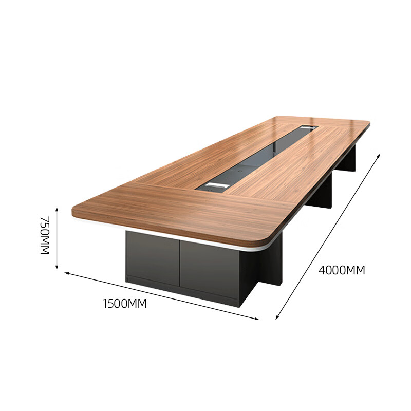 臻远ZY-HYZ-Z03现代简约会议桌板式桌4000*1500*750