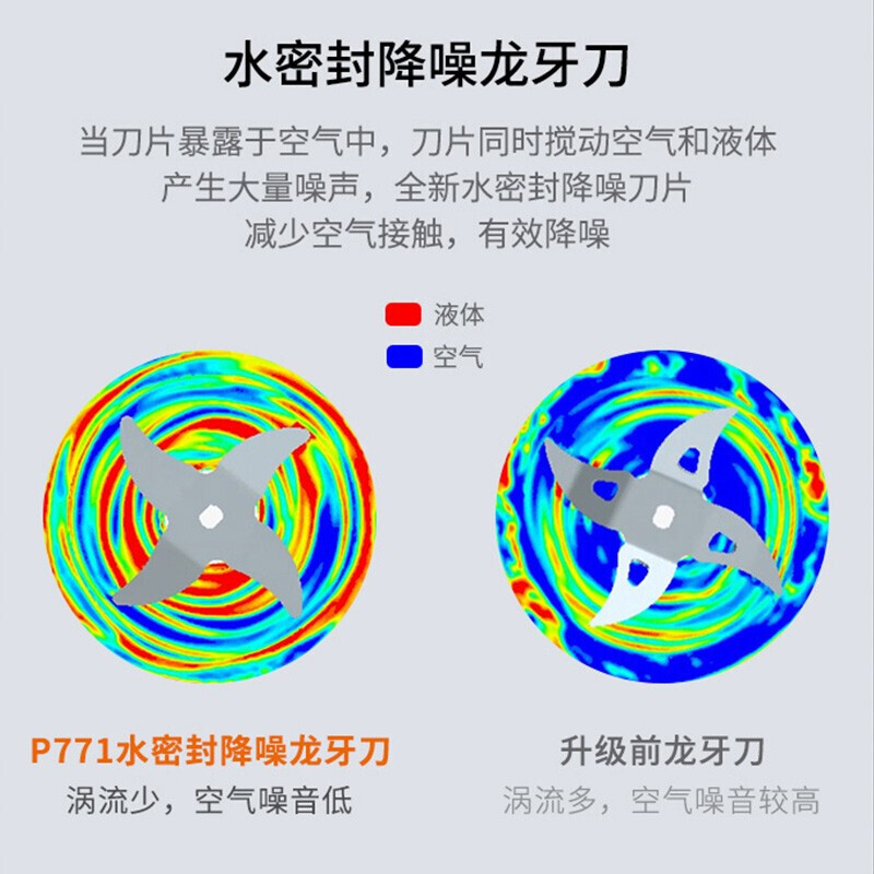 九阳（Joyoung）破壁机加热预约低音破壁料理机家用多功能豆浆机L18-P771 不锈钢色