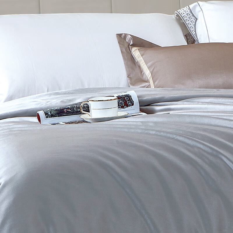 富安娜家纺被子 100%桑蚕丝真丝蚕丝夏被 单双人1米5床适用