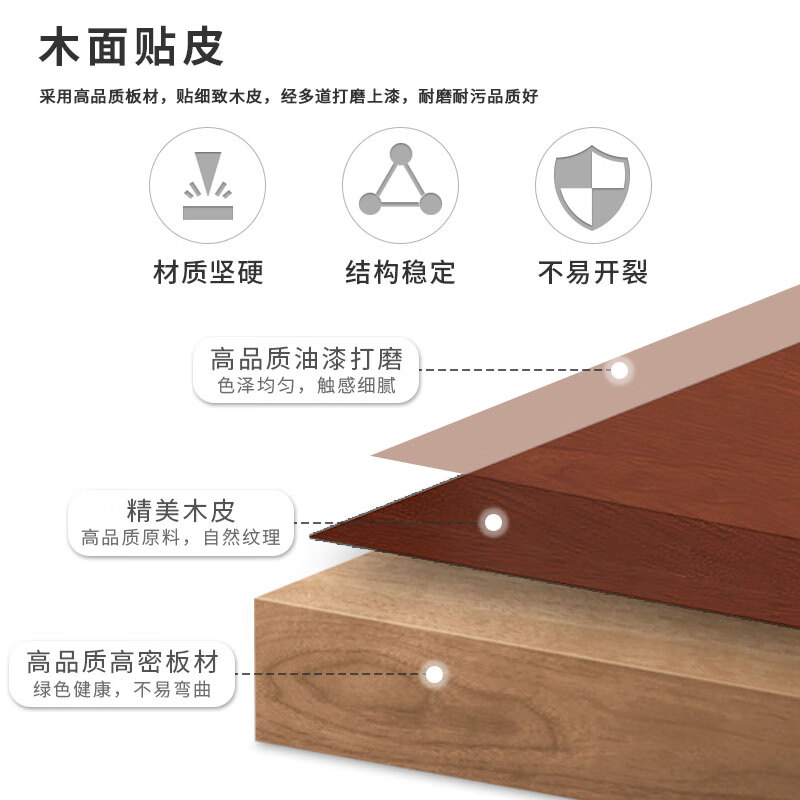 臻远ZY-DBT-2 油漆家具老板桌大班台办公桌主管经理桌含副柜2.8米