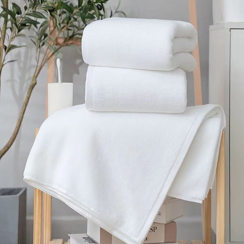 汉司家纺 75*150cm 纯棉 浴巾毛巾(计价单位：条) 白色