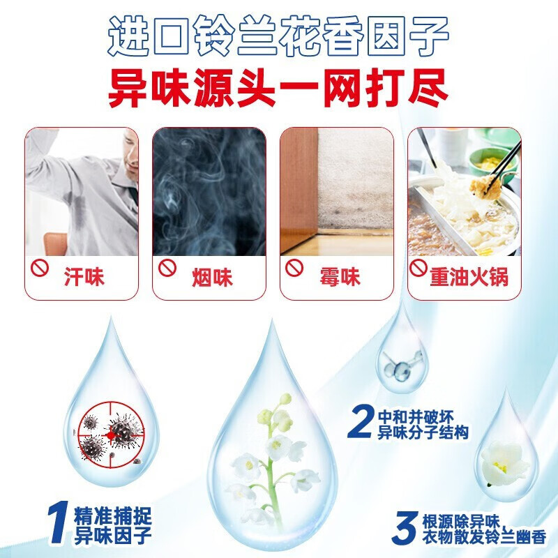 立白除菌去渍洗衣液两件套袋装2050g