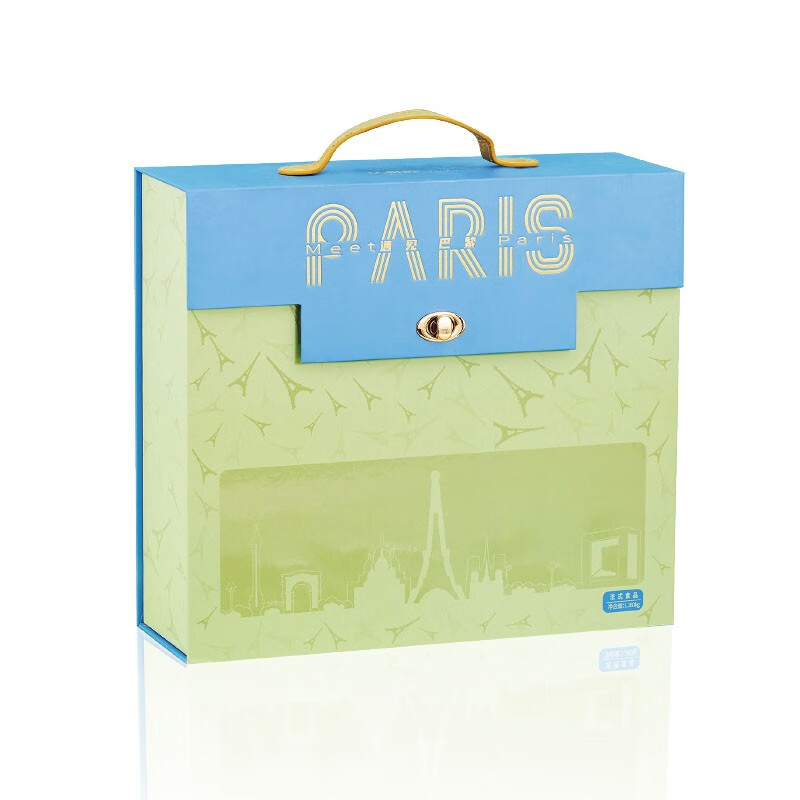 法蒂欧节日坚果休食礼盒节日礼品企业员工福利 遇见巴黎1.22kg