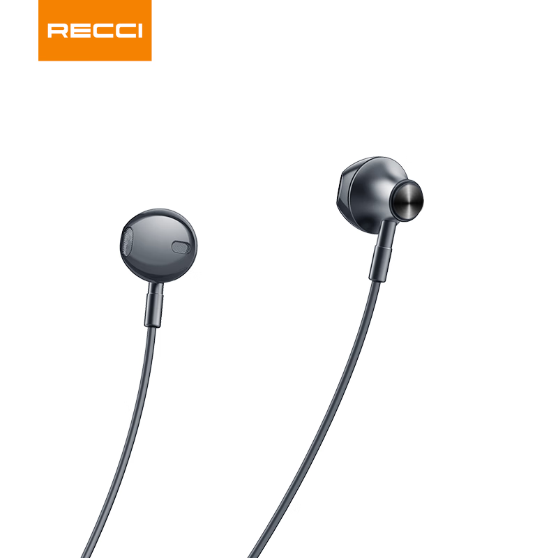 RECCI锐思（Recci） REP-W16无线蓝牙耳机双耳挂脖式运动跑步挂耳式耳麦安卓通用超长待机超长续航 黑色