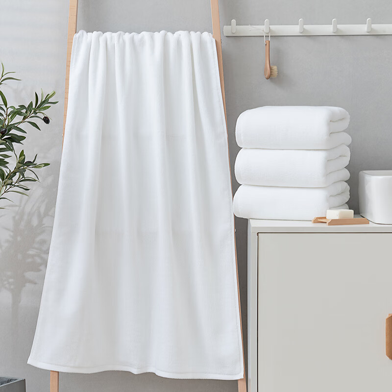 汉司家纺 75*150cm 纯棉 浴巾毛巾(计价单位：条) 白色