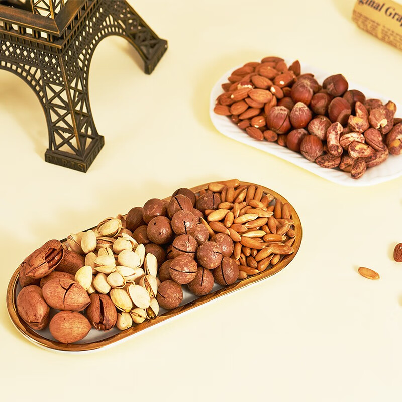 法蒂欧节日坚果休食礼盒节日礼品企业员工福利 遇见巴黎1.22kg