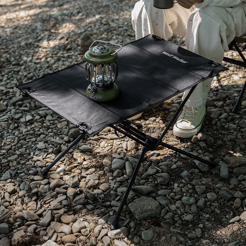 狼行者户外折叠桌露营小桌子便携式布面轻量化战术桌野餐桌