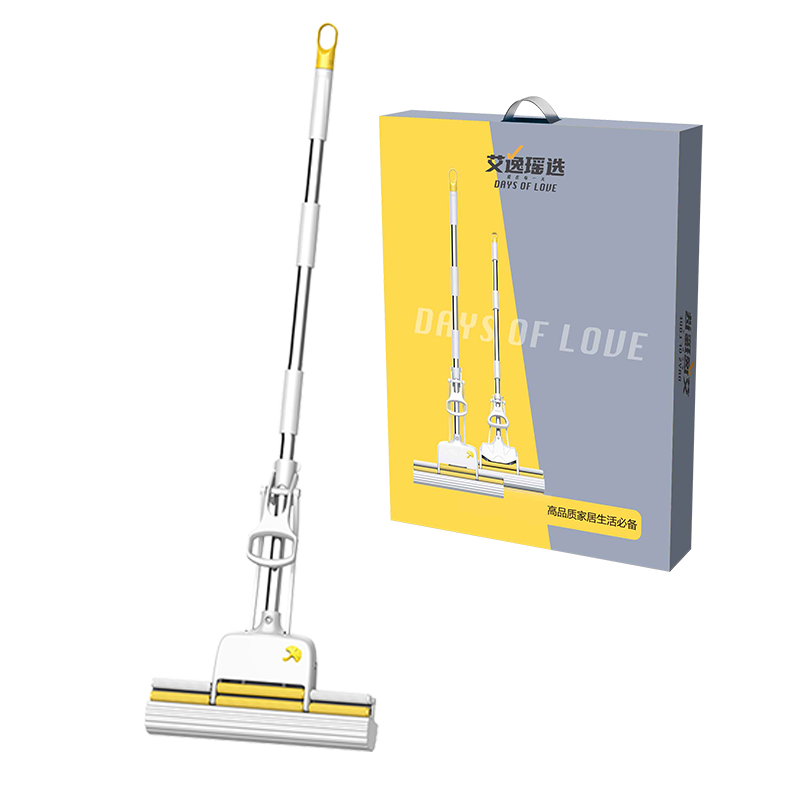 艾逸瑶选 诺亚38#伸缩杆胶棉拖把（3秒换装） JQ-0091