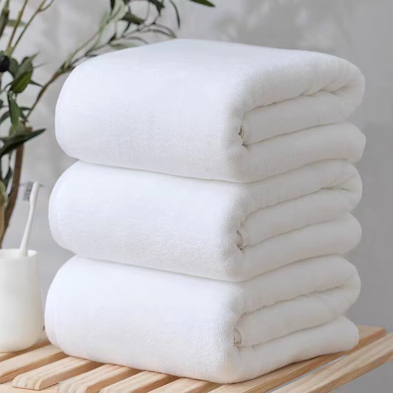 汉司家纺 75*150cm 纯棉 浴巾毛巾(计价单位：条) 白色