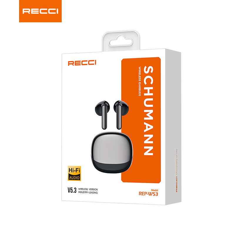 RECCI锐思（Recci）REP-W53舒曼半入耳无感佩戴蓝牙无线耳机