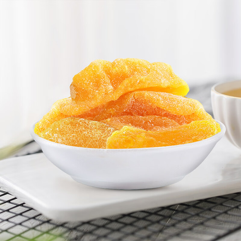 隽颜堂味滋源网红休闲黄桃干45g散装肉果脯水果干蜜饯小包装零食品袋装 黄桃干45g5包