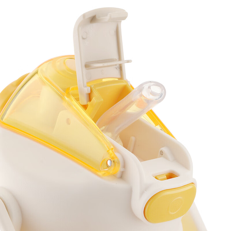 乐扣乐扣（locknlock）双饮嘟嘟壶便携提手高颜值大肚杯学生水杯1.2L密封HLC684YELFU